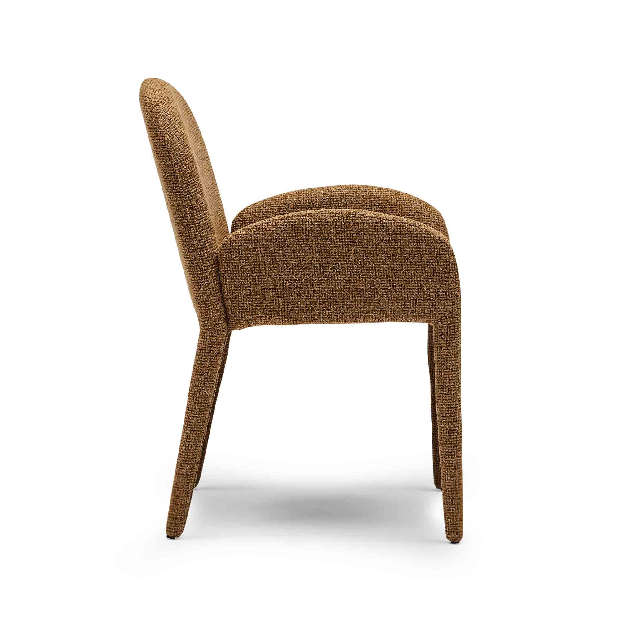 Ellis Dining Chair Bronzed Honey - Image 4
