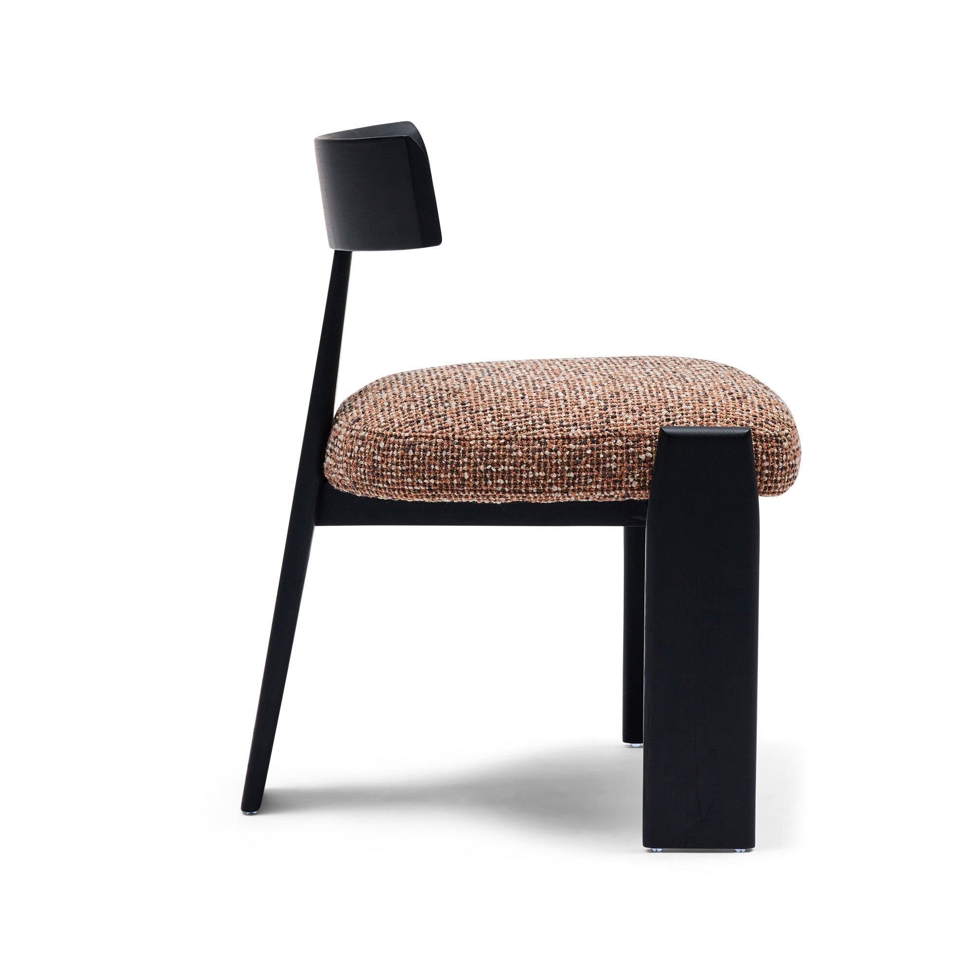 Esra Dining Chair Burnt Sienna Black - Image 5