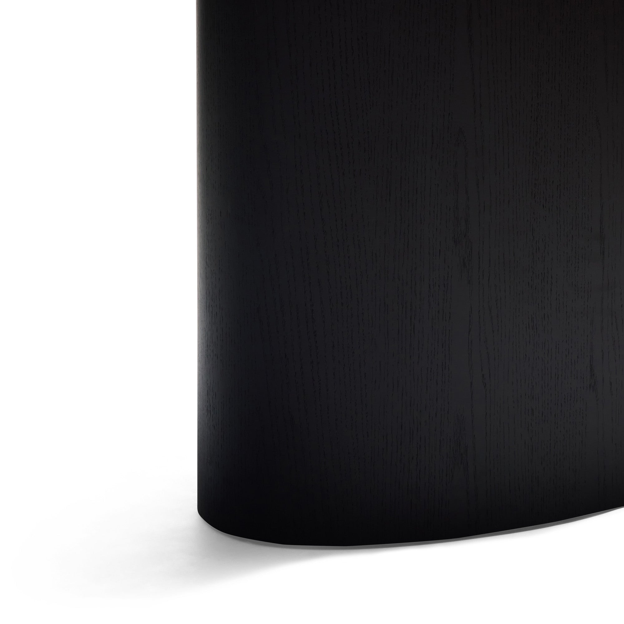 Pippa Oval Dining Table Black Medium - Image 7