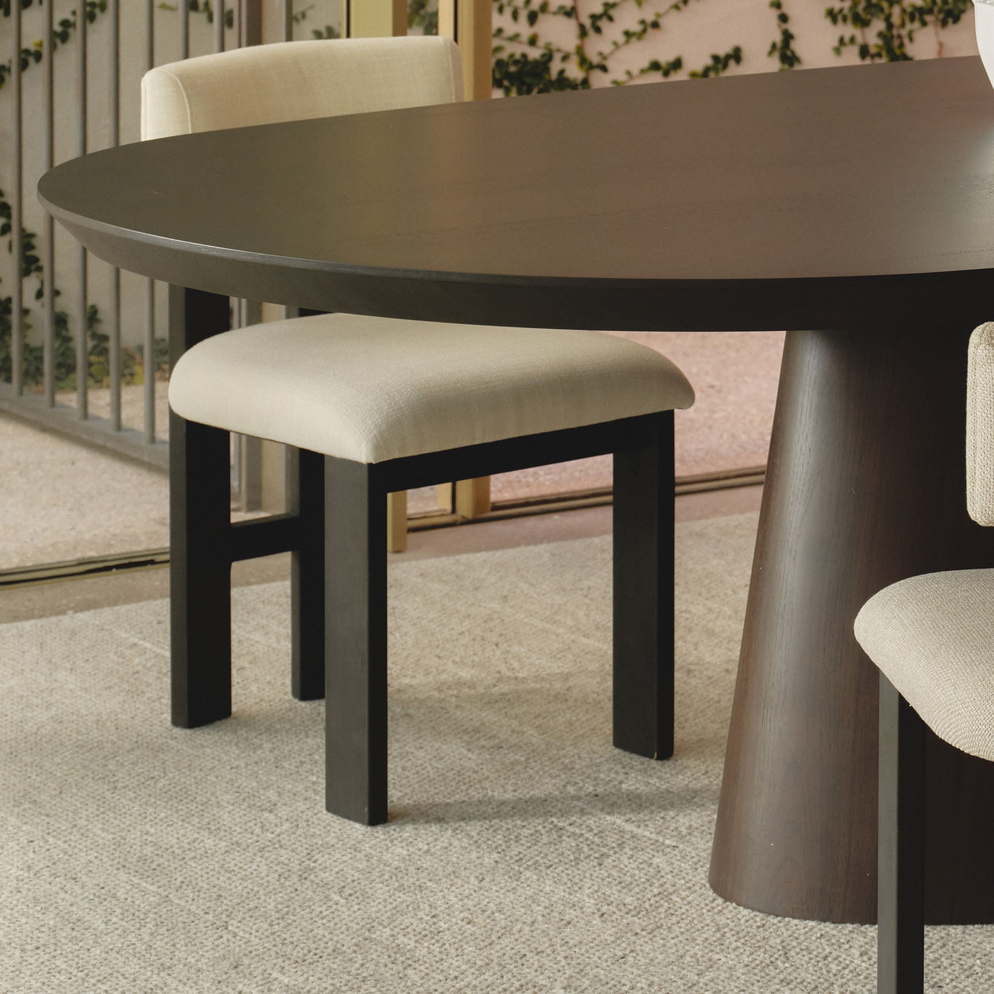 Hanna Dining Table Walnut Large - Image 2