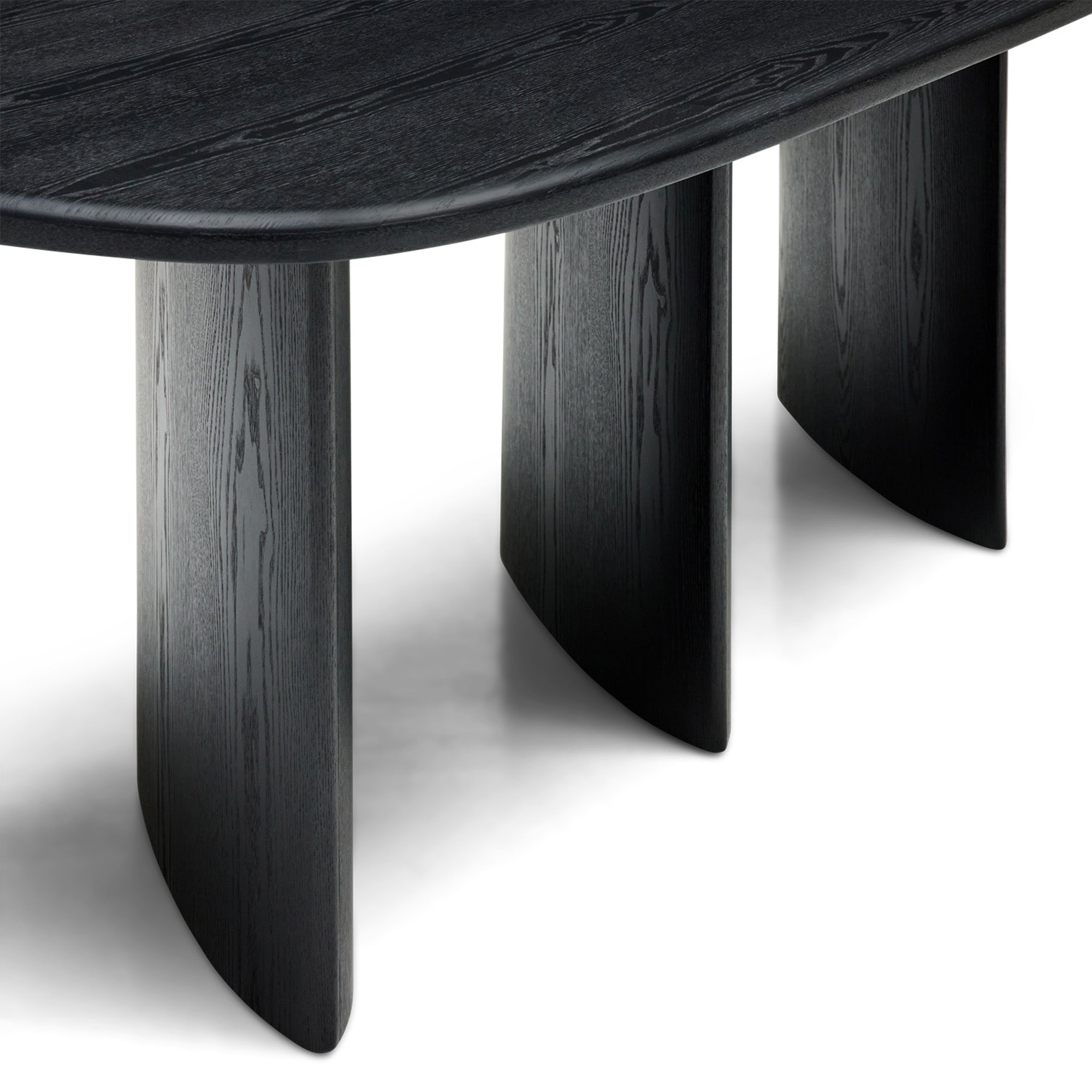 Halo Dining Table Black Ash - Image 7