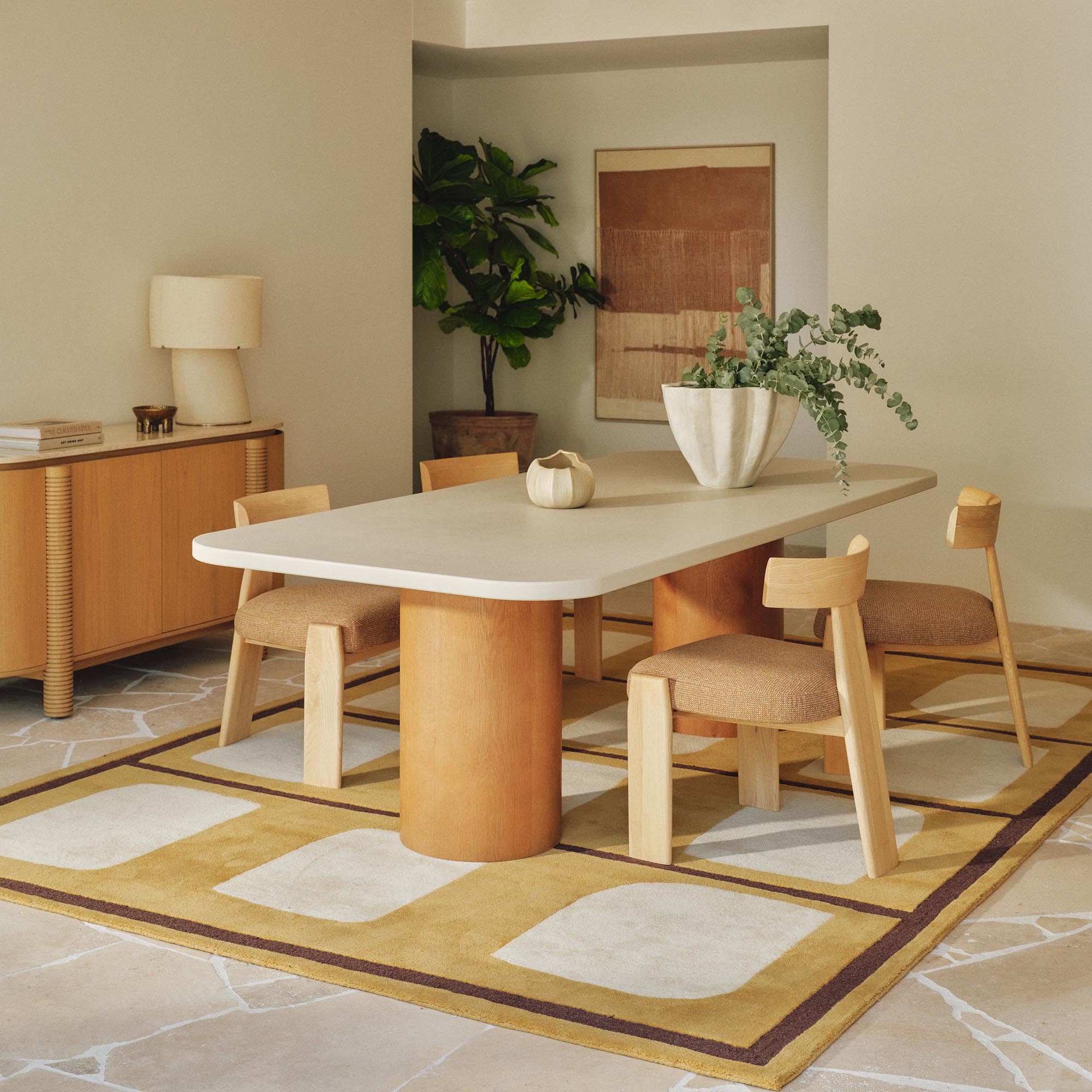 Esra Dining Chair Caramel Oak Natural - Image 3